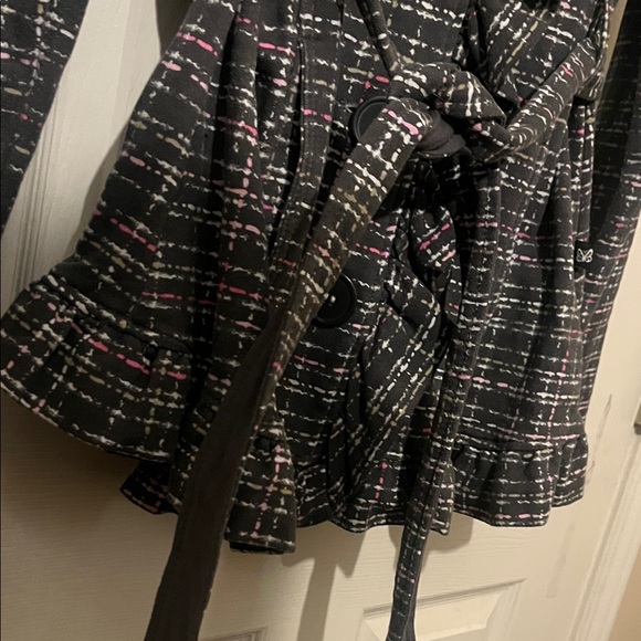 Self Esteem Black and Pink Plaid Blazer - Picture 4 of 9